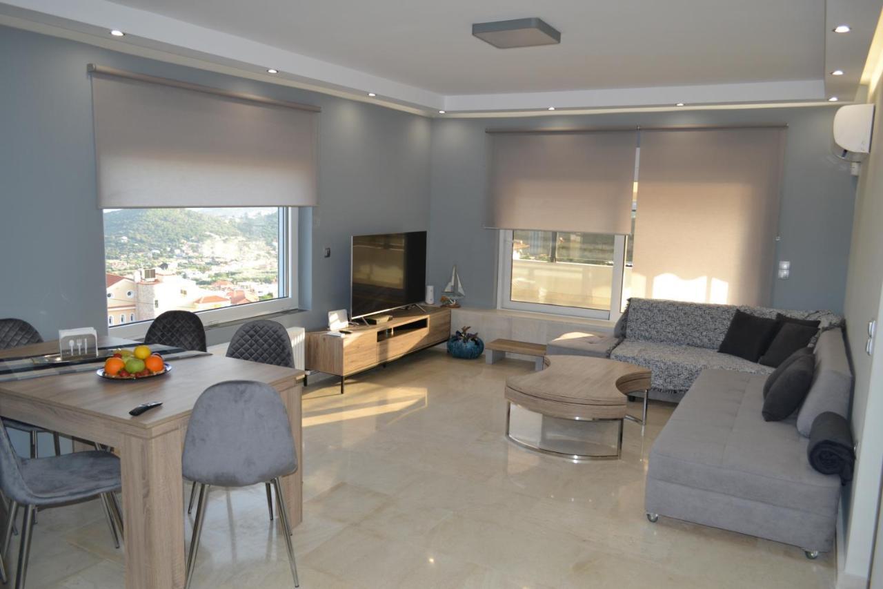 Stergiou Luxury Apartments With Shared Pool アナヴィソス エクステリア 写真