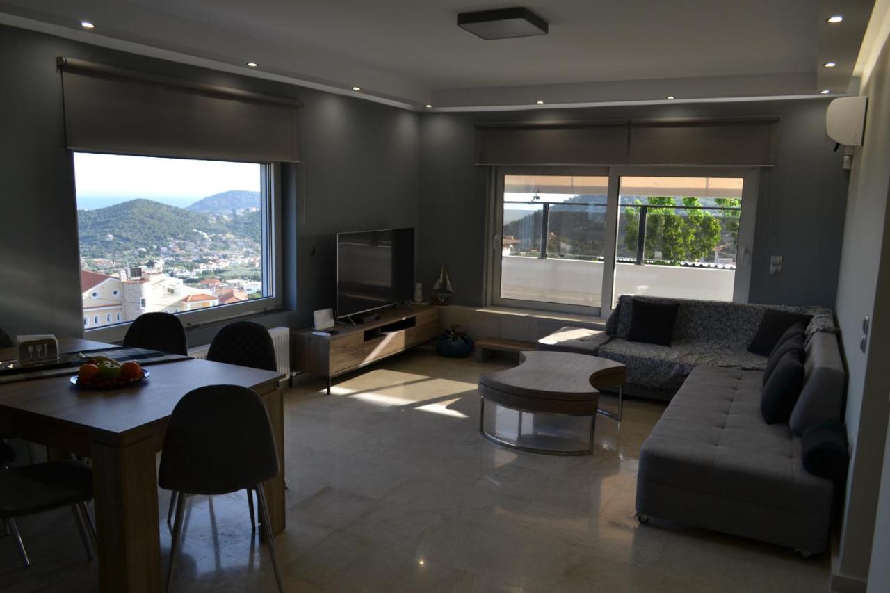 Stergiou Luxury Apartments With Shared Pool アナヴィソス エクステリア 写真